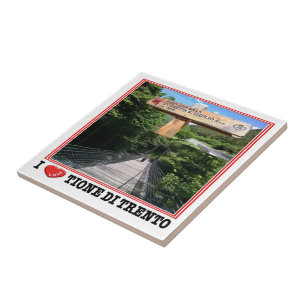 TAA004 TIONE DI TRENTO I Love, Italy, Tile