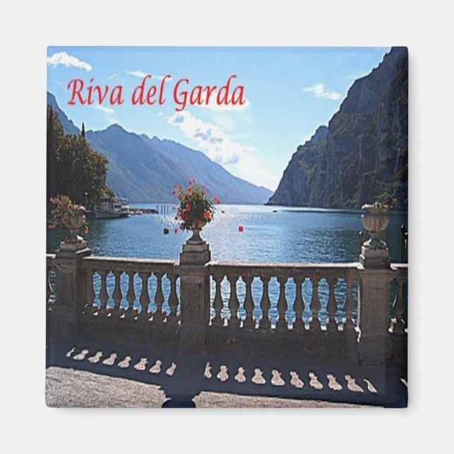 TAA026 RIVA DEL GARDA, Lake View, Italy, Fridge Magnet (Front)