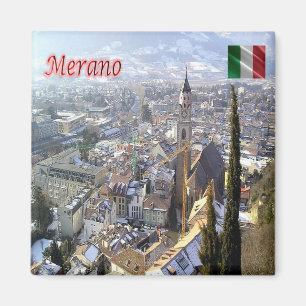 TAA033 MERAN MERANO - Aerial View - Fridge Magnet