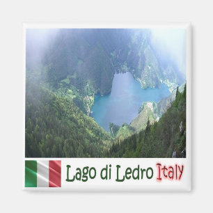 TAA038 LEDRO Lake, Trentino Alto Adige, Fridge Magnet