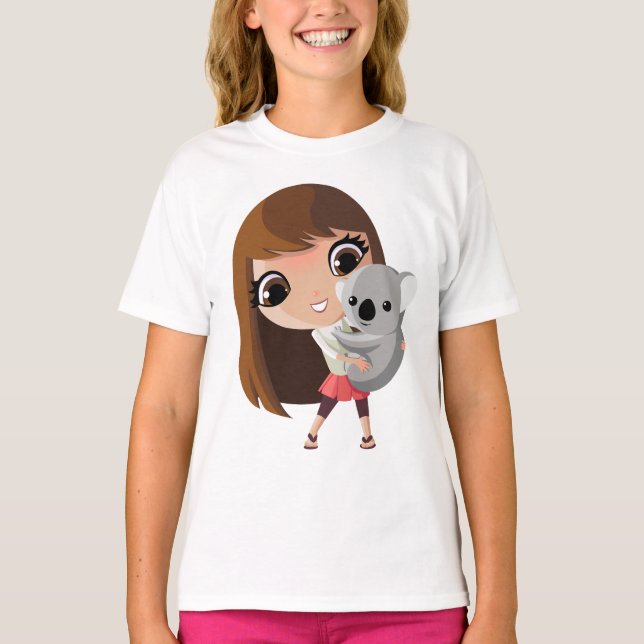 Taara and Pudding the Koala T-Shirt (Front)
