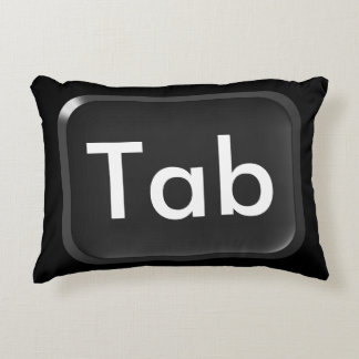 Tab Key Decorative Cushion