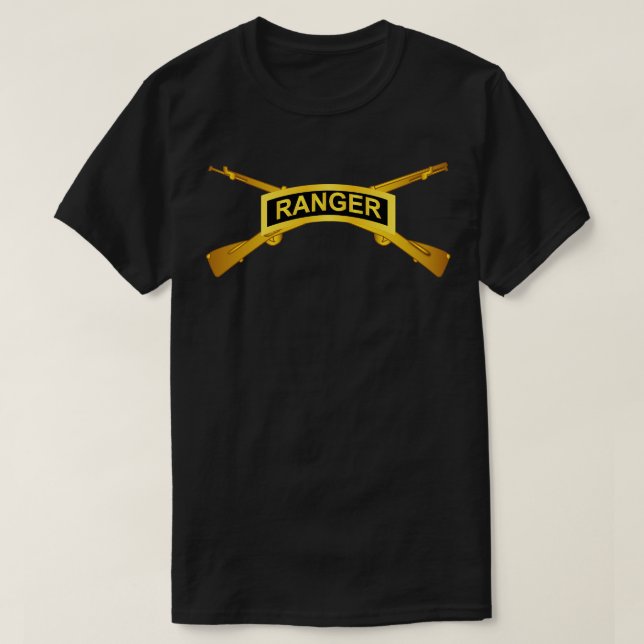 Tab w Infantry Branch wo Txt T-Shirt (Design Front)