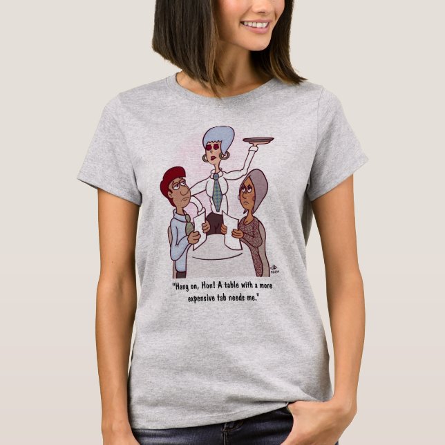 Tab Women's Grey T-Shirt (Front)
