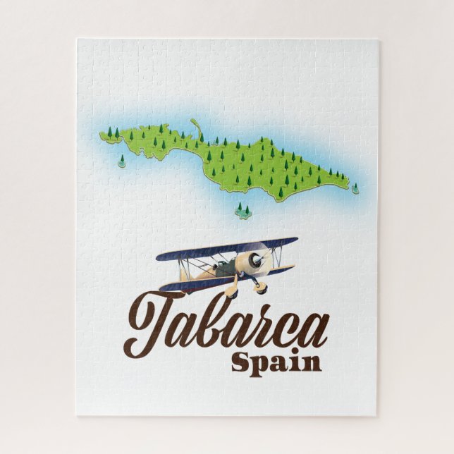 Tabarca Spain Beautiful map Jigsaw Puzzle (Vertical)