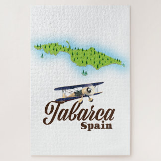 Tabarca Spain Beautiful map Jigsaw Puzzle