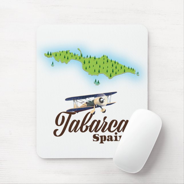 Tabarca Spain Beautiful map Mouse Mat (With Mouse)