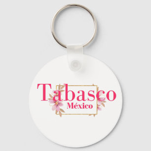 Tabasco Mexico Travel Destination Bridesmaid  Key Ring