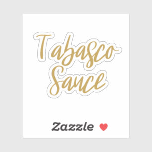 Tabasco Sauce Storage Sticker