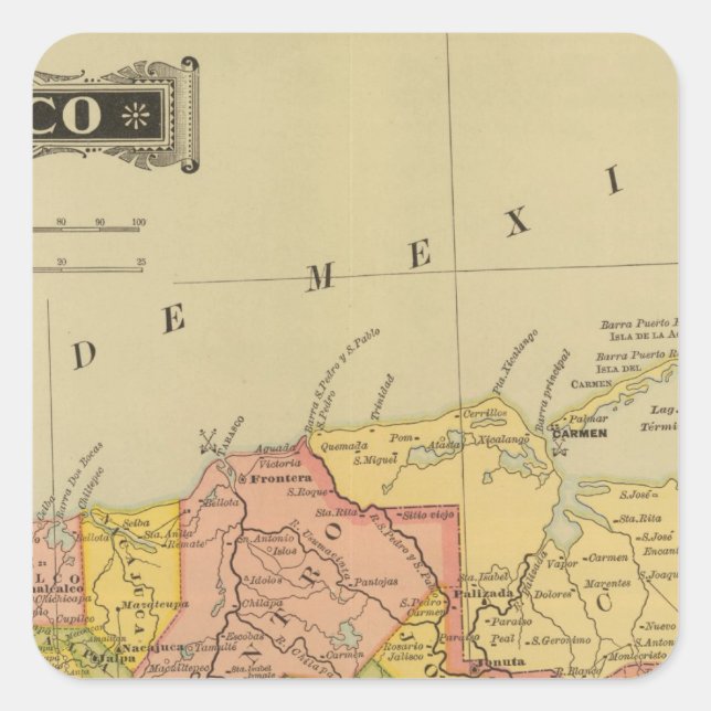 Tabasco Square Sticker (Front)