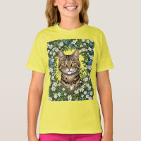 Tabby Cat And Massachusetts Mayflowers 3