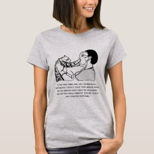 Tabby Cat and Message T-Shirt