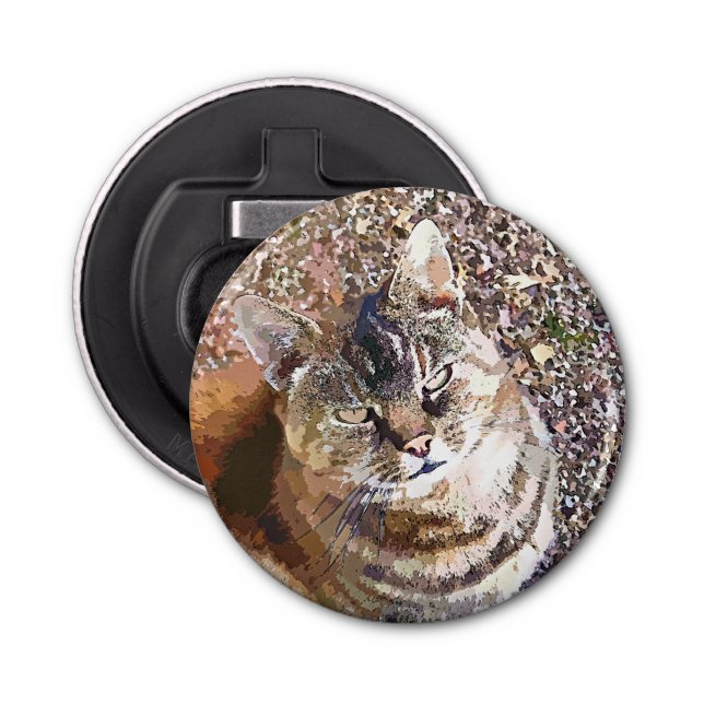 TABBY CAT BOTTLE OPENER (Front)