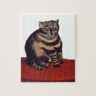 Tabby Cat by Henri Rousseau Jigsaw Puzzle