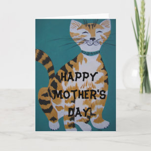 Tabby Cat Card