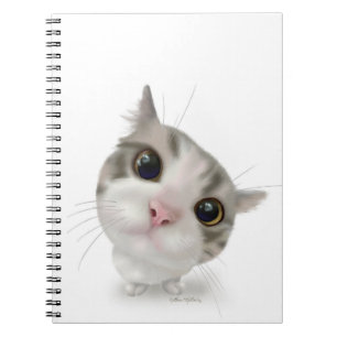 Tabby Cat Cartoon Notebook