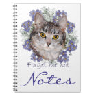 Tabby Cat Forget Me Not