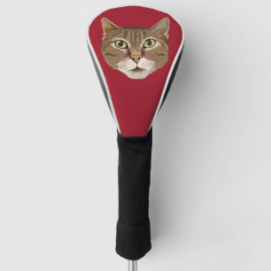 Tabby Cat Golf Head Cover