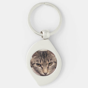 Tabby Cat-Instagram by Shirley Taylor Key Ring