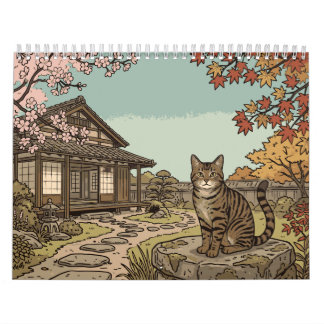 Tabby Cat Japan – 12 Months of Nostalgic Japan Wal Calendar