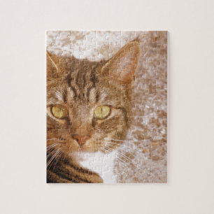 Tabby Cat Jigsaw Puzzle