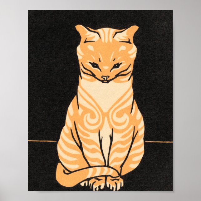 Tabby Cat - Julie De Graag Poster (Front)