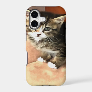 Tabby Cat Kitten Pet Portrait