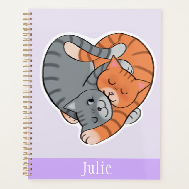 Tabby Cat Lovers Planner (Front)