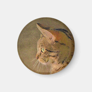 Tabby Cat Magnet
