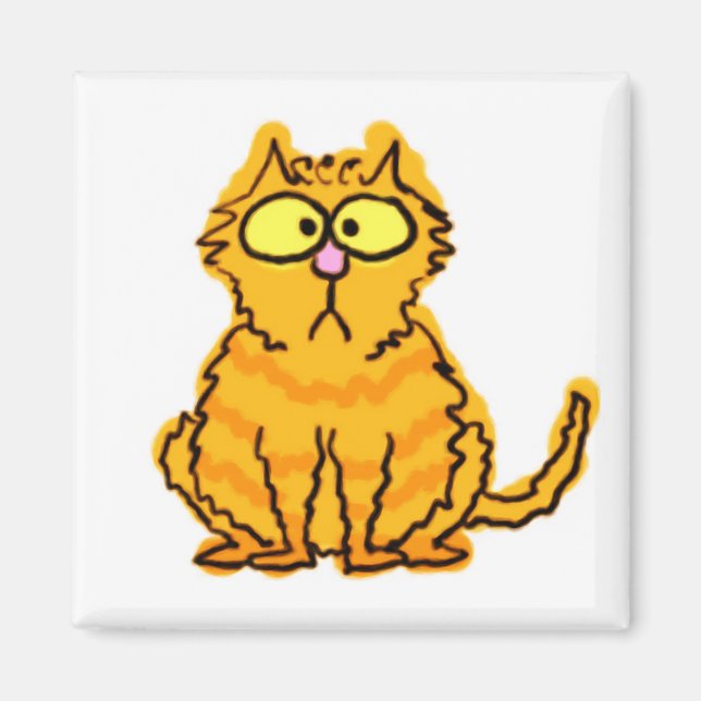 Tabby Cat Magnet (Front)