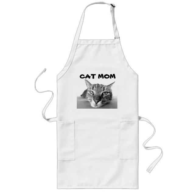 Tabby Cat Mom Apron (Front)