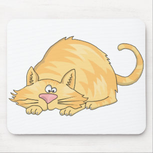 tabby cat mouse mat
