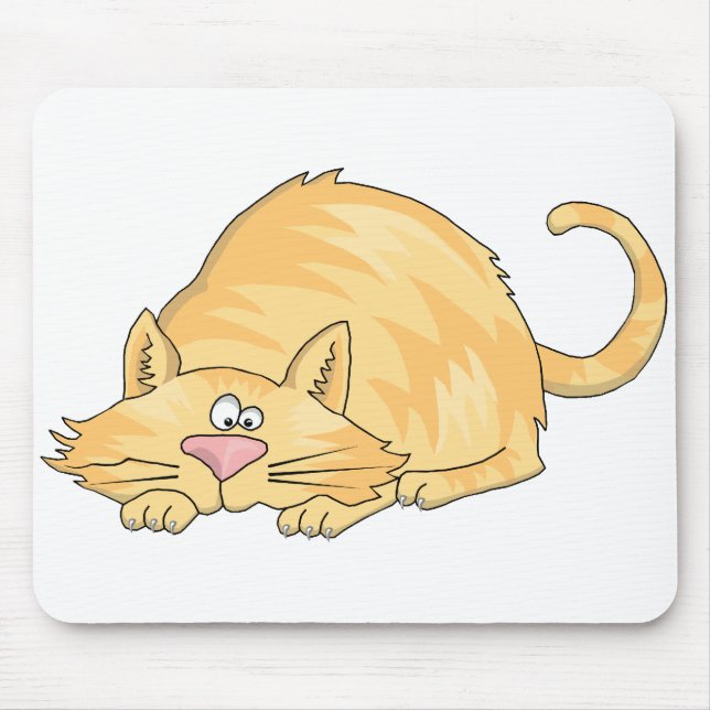 tabby cat mouse mat (Front)