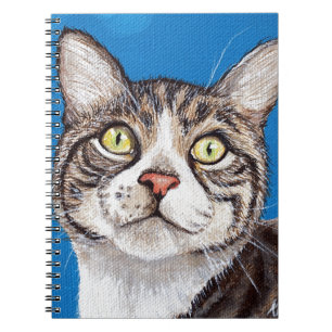 Tabby Cat Painting Notebook