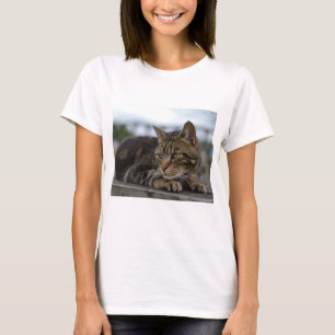 Tabby cat ready for action T-Shirt