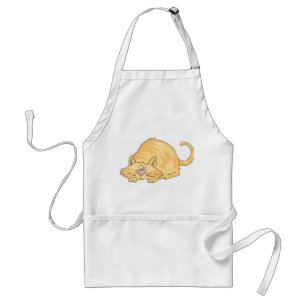 tabby cat standard apron