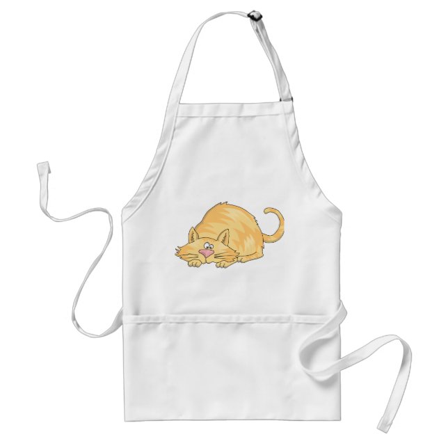 tabby cat standard apron (Front)