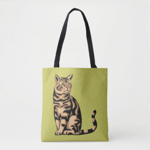 Tabby Cat Tote Bag