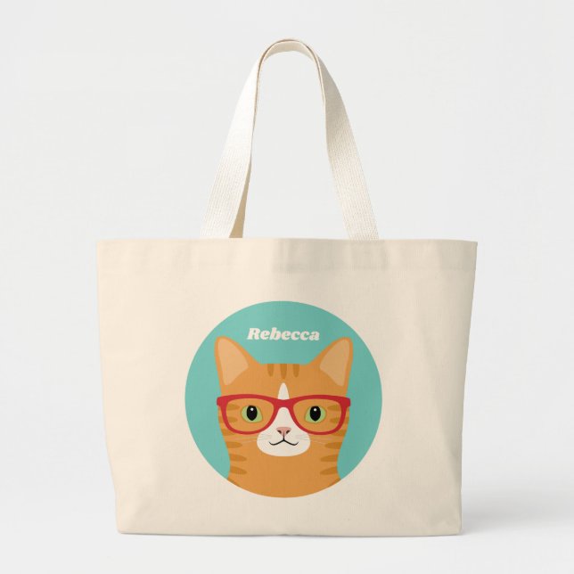 Tabby Cat Tote Bags (Front)