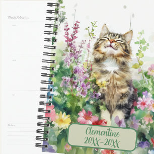 Tabby Cat Undated Appointment Book Diary Planner