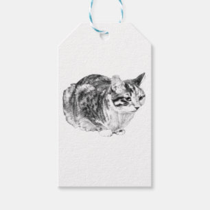 Tabby Gift Tag, Merry Finish Gift Tags