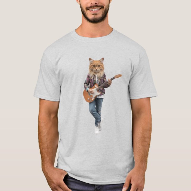  Tabby Guitar T-Shirt (Front)