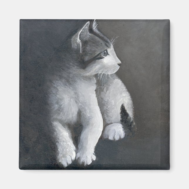 Tabby Kitten Magnet (Front)