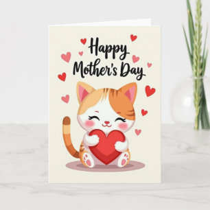 Tabby Kitten Sweetest Mothers Day Card