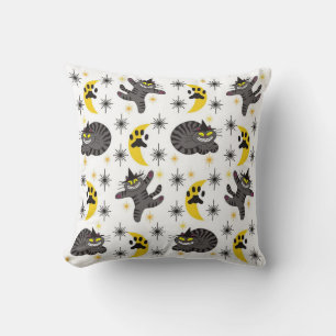 Tabby The Black Cat Witch Cushion