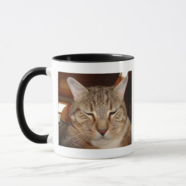 Tabby Tiger Cat Mug (Left)
