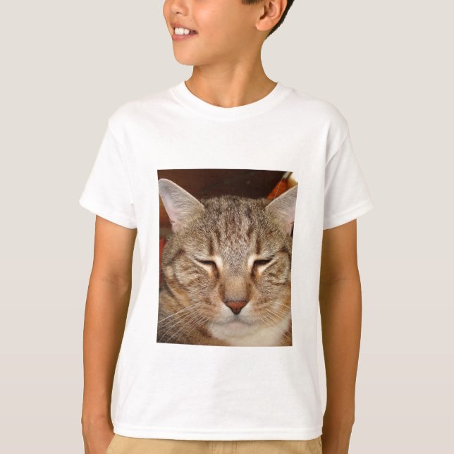 Tabby Tiger Cat T-Shirt (Front)