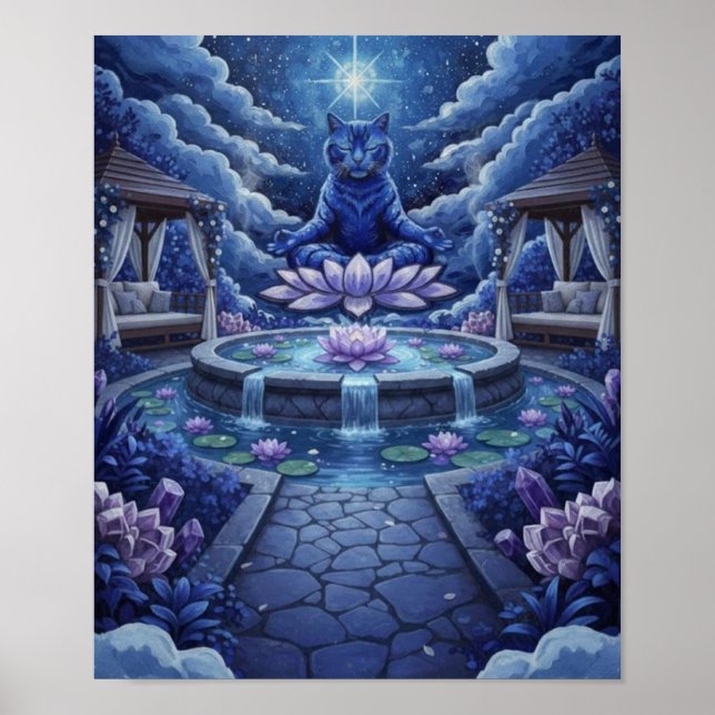 TabbyCatMeditation Poster (Front)