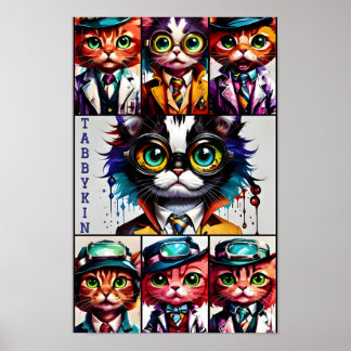 Tabbykin Detective Agency College Poster