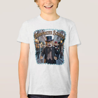 Tabbynezer Scrooge Illustration – Tabby Scrooge Tri-Blend Shirt